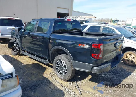 2024 Ford Ranger Lariat z USA, uszkodzony, nr VIN 1FTER4KH0RLE52533